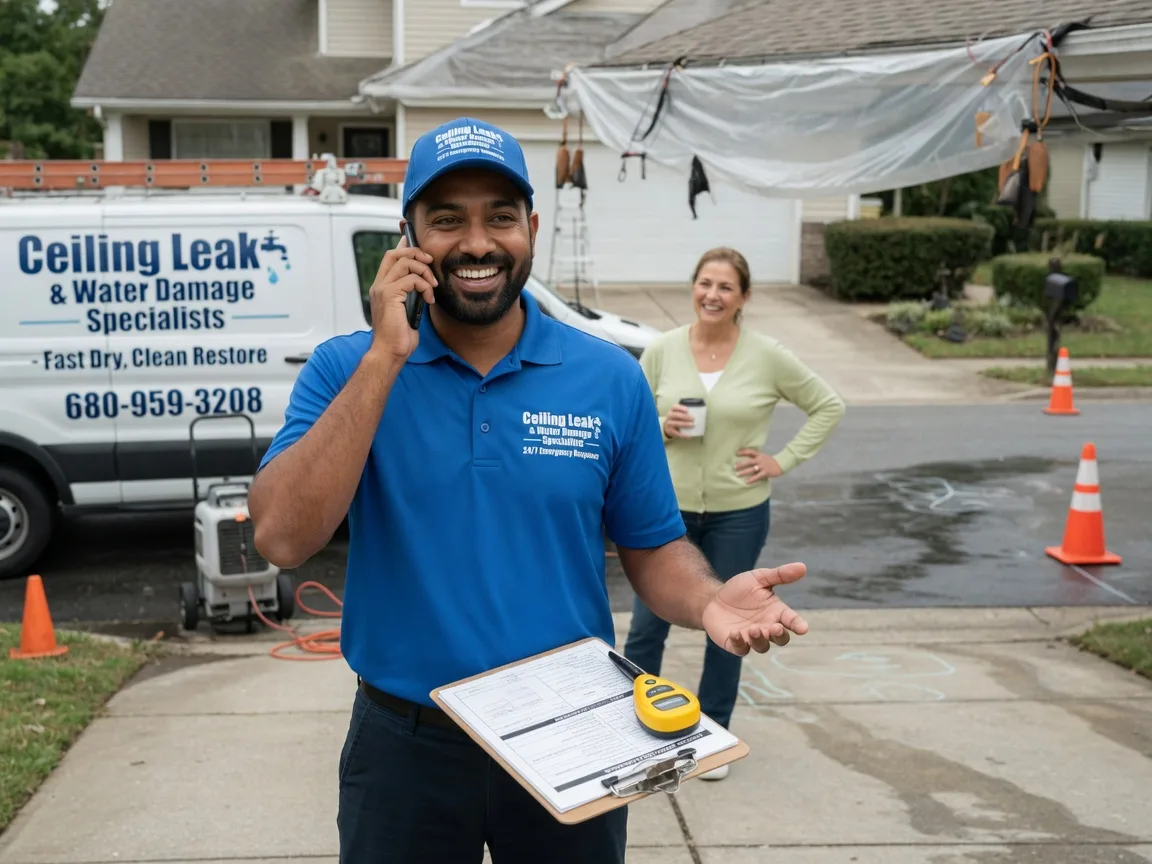 Ceiling Leak Cleanup Rhodelia, KY FAQs